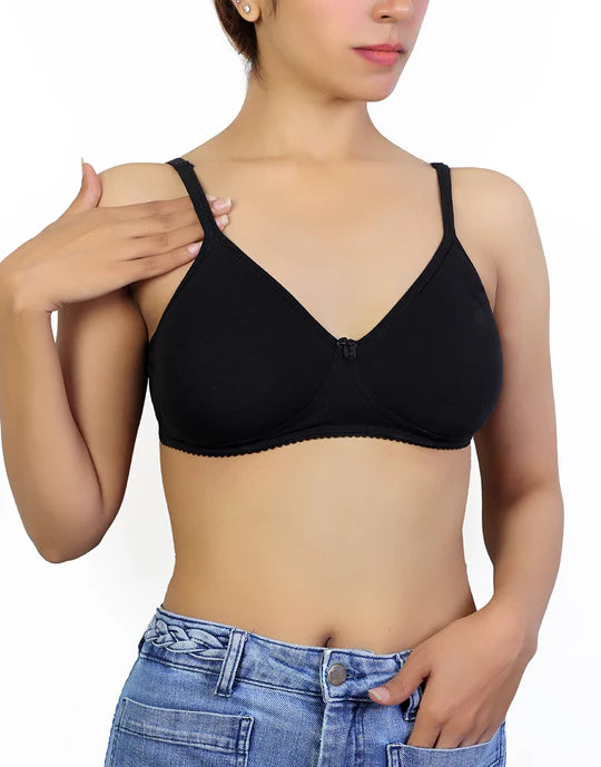 LOSHA COTTON DOUBLE LAYER MOULDED CUPS BRA